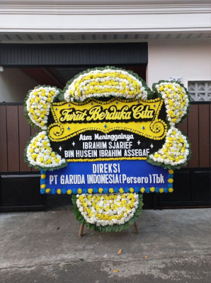 Papan Bunga Duka di Gadingharjo